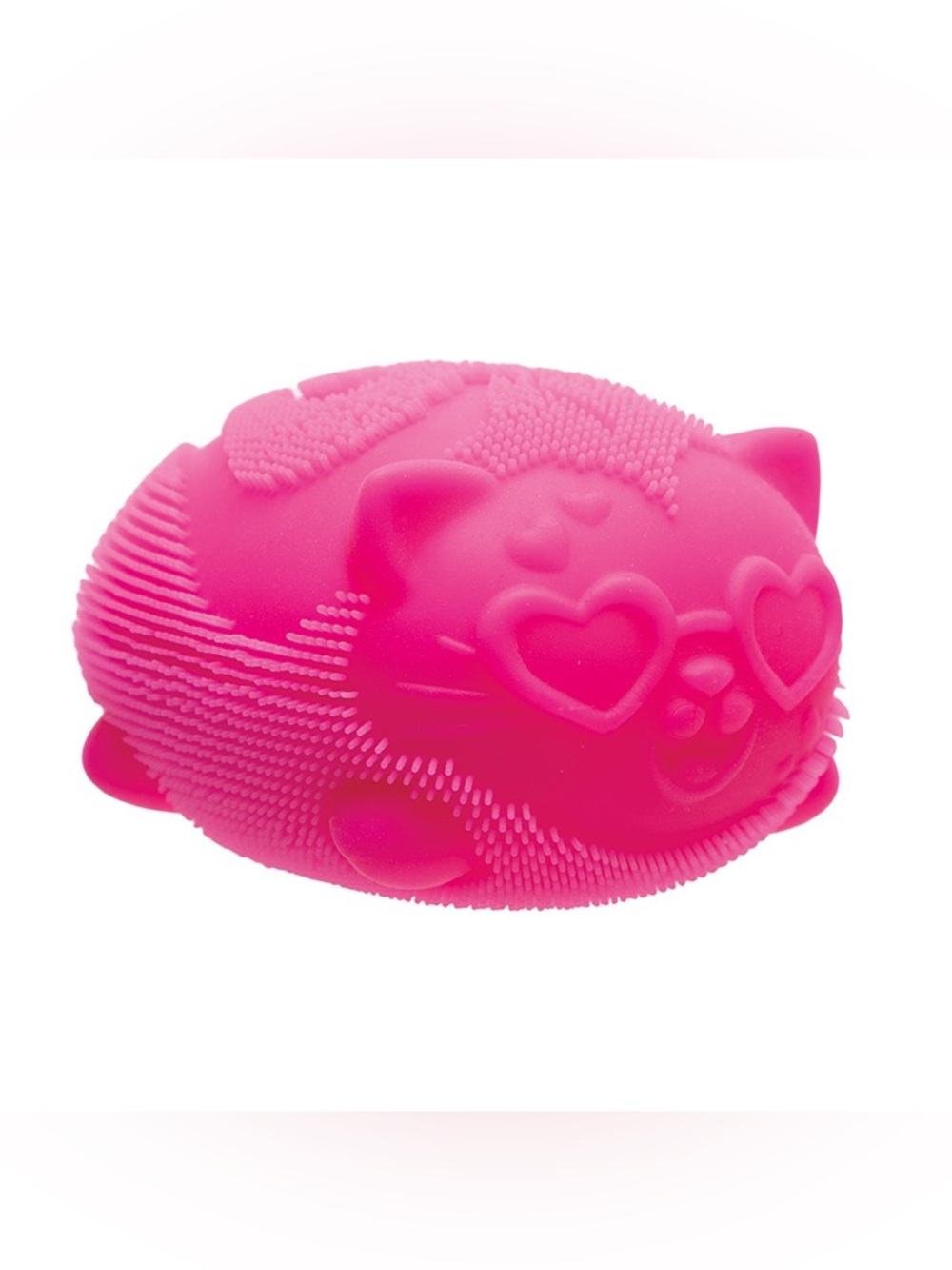 ๐ RARE NeeDoh Wild Cat Fuzz Ball Pink Heart Squishy Squeeze NEW SHIPS TODAY! - Picture 5 of 10